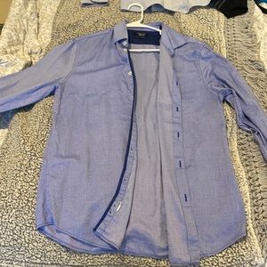 Men’s Blue Button Up
